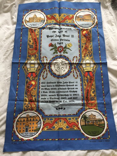 Tea towel pope john - paul, the