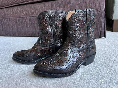 Frye tooled western cowboy - frye,