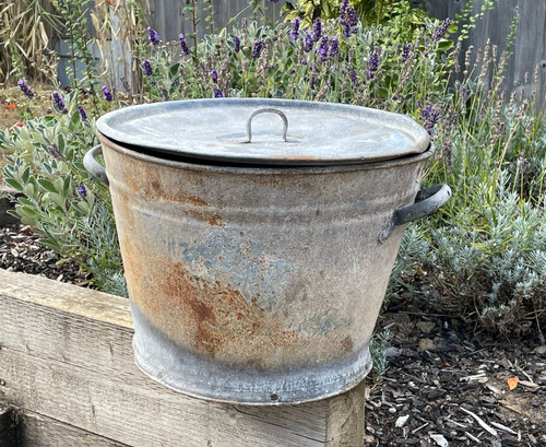 Vintage large galvanised - large,