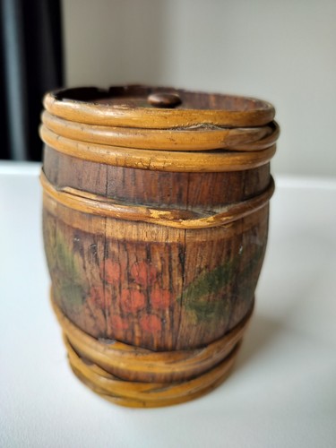 Antique russian wood barrel - antique,