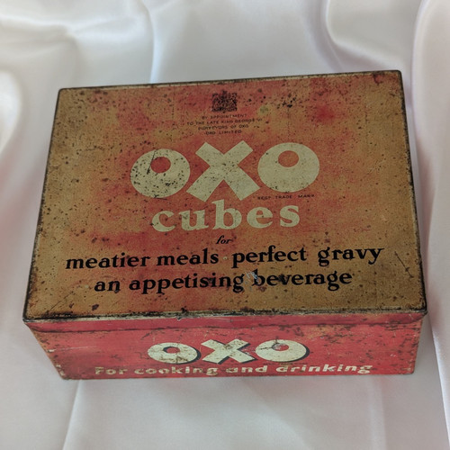 Vintage 1950s oxo - 1950s, tin