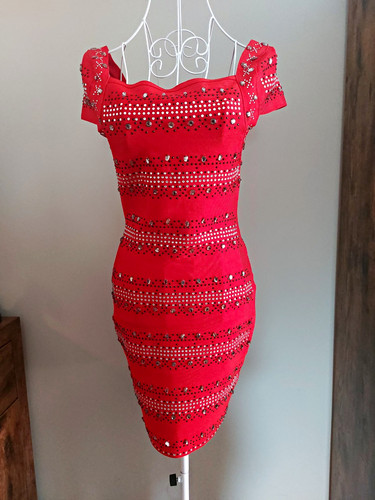 Herve leger red bandage - leger,
