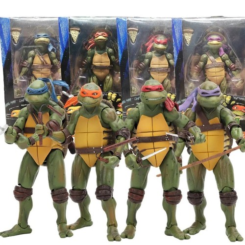 4pcs ninja turtles 1990 movie - ninja,