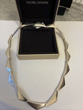 Georg Jensen Peak Necklace 42cm Sterling Silver 925 Bent Gabrielsen