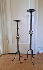 Pair Of Vintage Wrought Iron 3