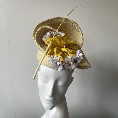 Vintage straw headpiece - vintage,