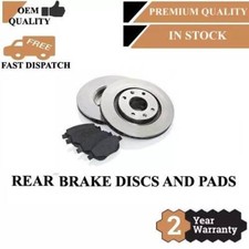 REAR BRAKE DISCS AND PADS FITS