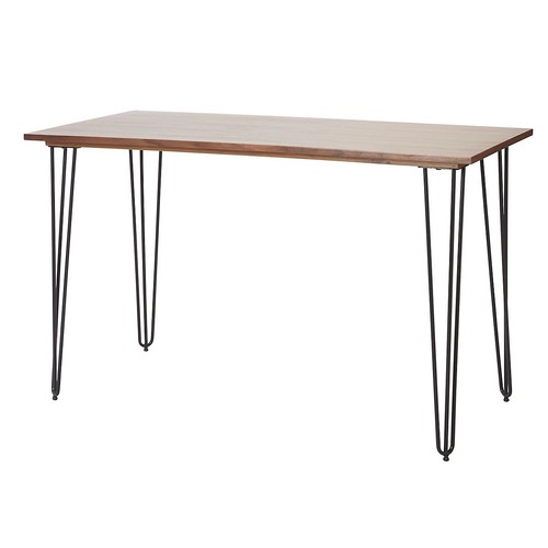 Zorras matt walnut effect desk - matt,