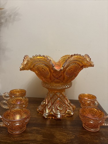 Vintage marigold iridescent - vintage,