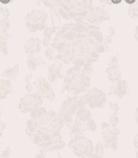 Laura Ashley Roselie  Natural Glitter Superior Quality Wallpaper