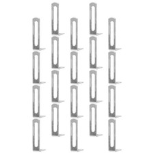  20 Pcs Iron Shelf Fixing