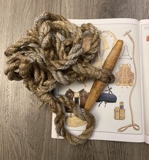 Commando /Paratrooper Toggle Rope Reproduction over 6 feet Long  