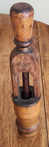Antique wooden wine - antique, bottle