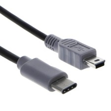 USB3.1 Host OTG Type C Male to Mini Type B Male Adapter Cable For Mobile Macbook