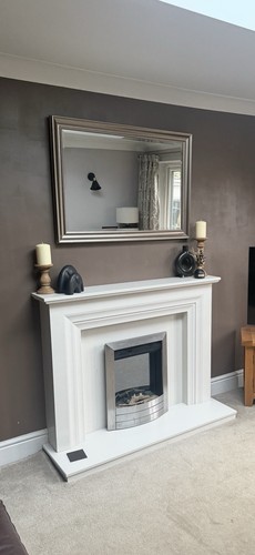 Over mantel mirror - mantel,