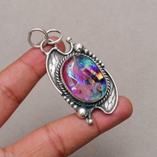 Dichroic Glass Gemstone 925