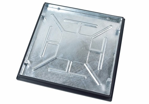 Recessed manhole cover - recessed, with