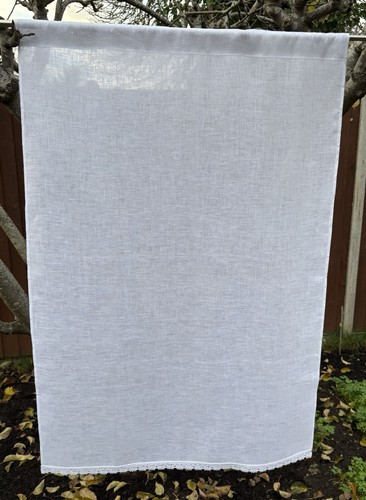 White linen cafe - cafe, curtain