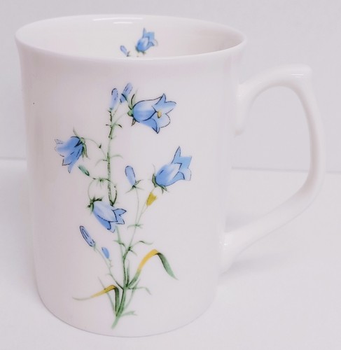 Bluebell mugs set fine china - mugs, 6
