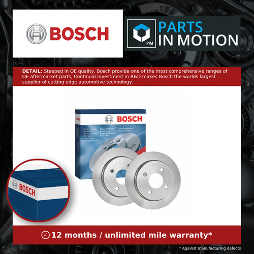 Brake discs pair - brake, solid