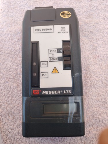 Megger lt5 digital loop tester - megger,