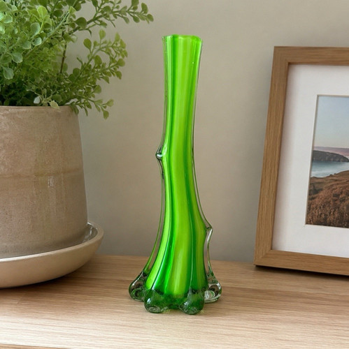 Vintage art glass soliflore - art,