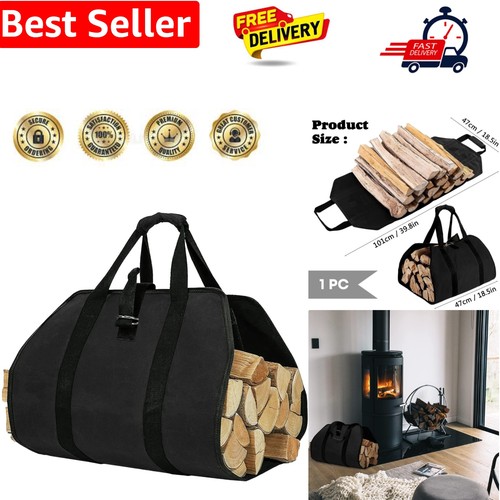 Firewood carrier bag log - firewood,