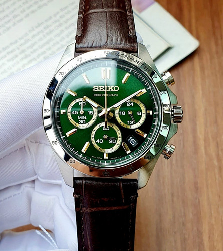 Seiko spirit chronograph green - seiko,