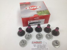 Kuhn  Disc Mower M10  Blade Holder Pack of 5 Blade Bolt Fixing Kit 