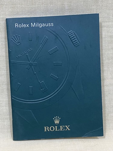 Rolex milgauss booklet 2008 - booklet,