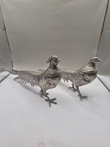 Vintage silver plated pheasant - plated,