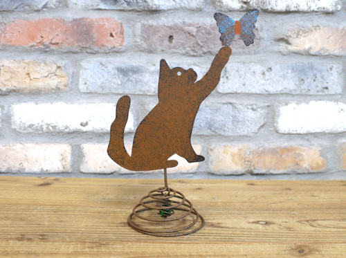 Wobbly rusty metal - rusty,