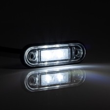 WHITE LED FRONT MARKER LAMP LIGHT TRUCK VAN KELSA BAR