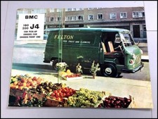1969 BMC 180 200 J4 Van and Pickup Truck 12page Vintage Sales Brochure Catalog