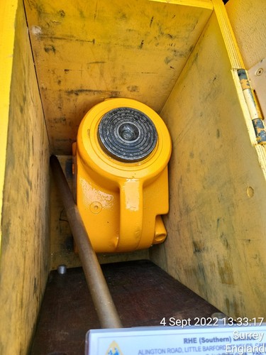 Hydraulic toe jack - toe, ton