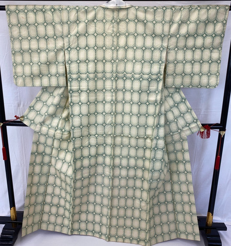 Japanese vintage kimono slik - japanese,