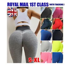 Women Anti-Cellulite Yoga Pants Push Up Tik Tok Leggings Bum Butt Lift Sport Gym