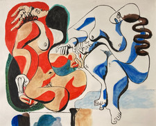 Contemporary Art, Nude, Genre Scene