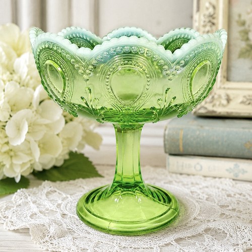 Vtg northwood glass scroll - northwood,