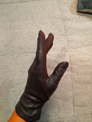 Vintage women driving gloves - women's,