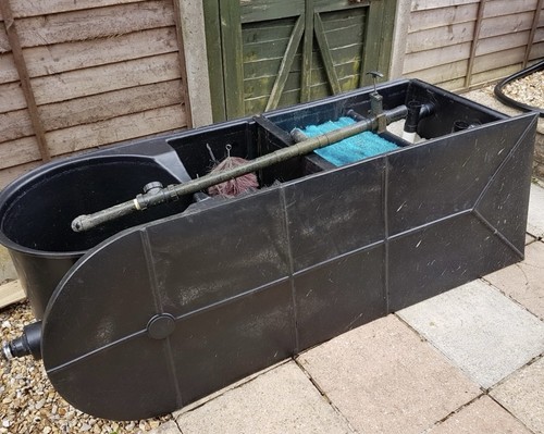 Pond filter multi chamber - , with