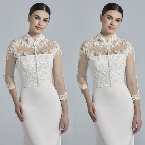 Elegant wedding dresses - dresses, jacket