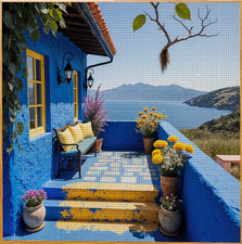 Printed Cross Stitch Kit 11 ct