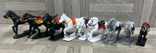 Vintage toy horses plastic - toy,