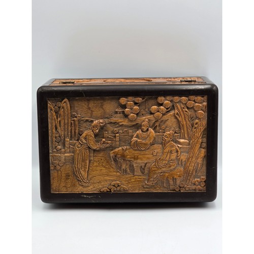 Unbranded carved camphor wood - carved,
