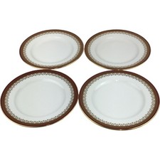 Royal Albert Bone China Paragon Holyrood Side Plates Set of 4 Gold Trim 16 cm