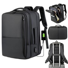 Men Women Laptop Backpack Waterproof Large Briefcase Rucksack Travel School Bag