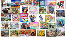 X Large Oil Acrylic Painting