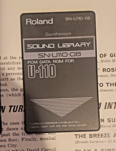 Roland u110 synthesizer - sn-u110-08,