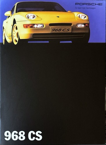 Porsche 968 brochure - 968,
